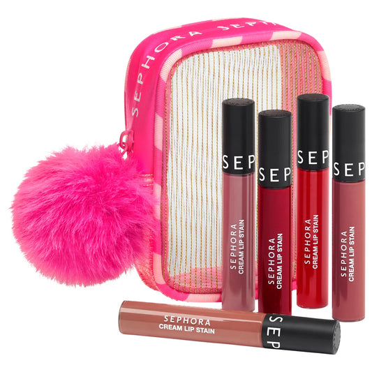 PREORDEN -5pc Cream Lip Stain Makeup Gift Set | SEPHORA COLLECTION - 2 A 4 SEMANAS EN LLEGAR