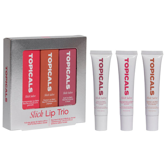 PREORDEN -Slick Salve Glossy Lip Balm Trio | TOPICALS - 2 A 4 SEMANAS EN LLEGAR