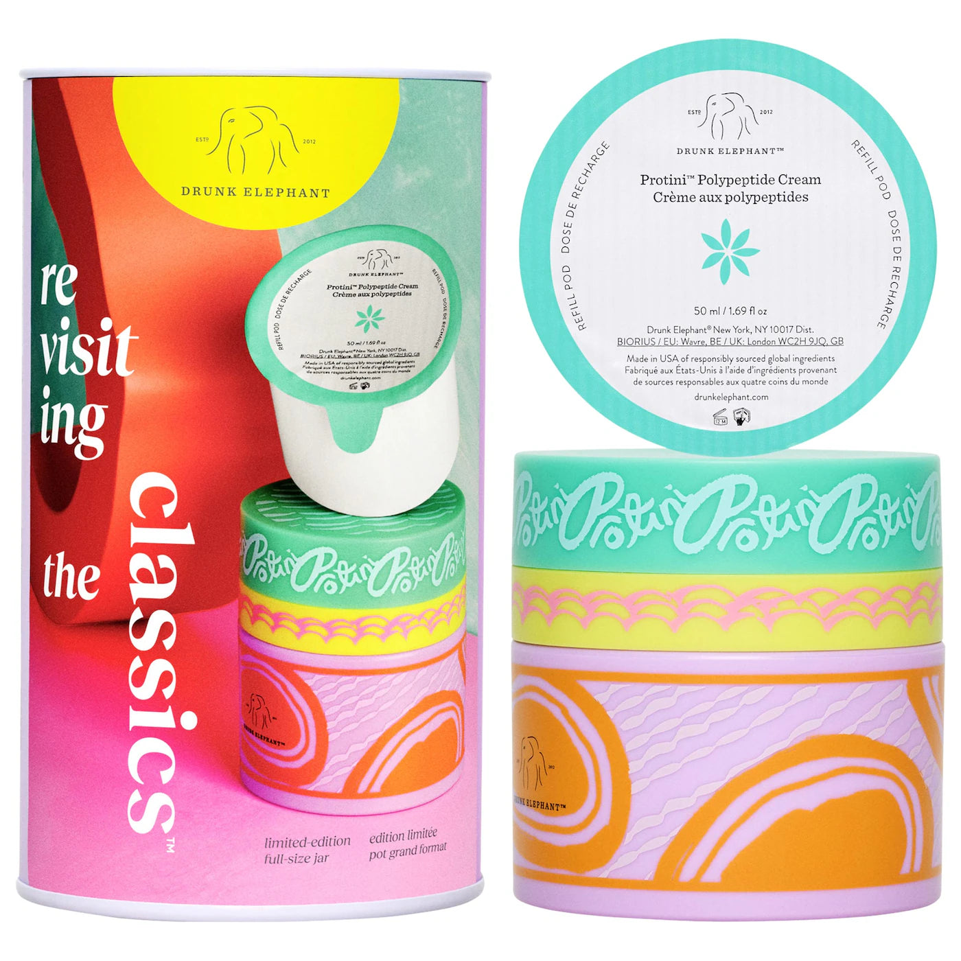 PREORDEN -Revisiting the Classics: Protini Refill Kit | DRUNK ELEPHANT - 2 A 4 SEMANAS EN LLEGAR