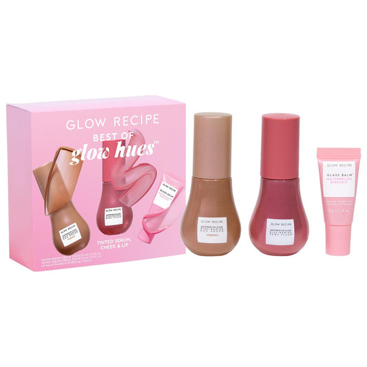 PREORDEN -Best of Glow Hues - Tinted Serum, Cheek & Lip Gift Set | GLOW RECIPE - 2 A 4 SEMANAS EN LLEGAR