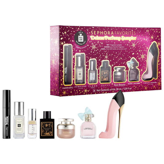 PREORDEN -Holiday Deluxe Perfume Sampler Set w/ Redeemable Voucher | SEPHORA FAVORITES - 2 A 4 SEMANAS EN LLEGAR