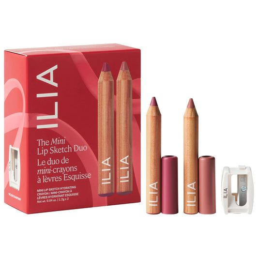 PREORDEN -Mini Lip Sketch Duo - Lipstick + Lip Liner Gift Set | ILIA - 2 A 4 SEMANAS EN LLEGAR