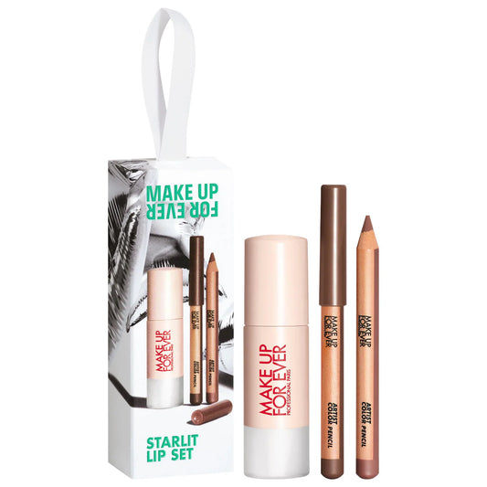 PREORDEN -Mini Artist Color Lip Pencils & Super Boost Gloss Trio | MAKEUP FOREVER - 2 A 4 SEMANAS EN LLEGAR