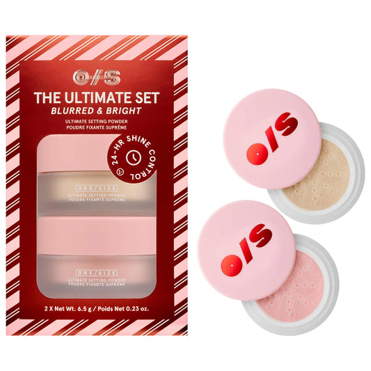 PREORDEN -Ultimate Blurring Setting Powder Blurred & Bright Travel Duo | ONE SIZE - 2 A 4 SEMANAS EN LLEGAR