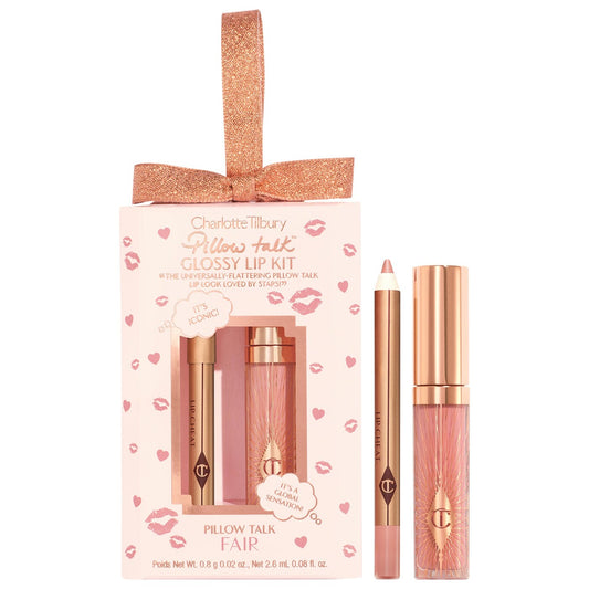 PREORDEN -Mini Pillow Talk Glossy Lip Duos | CHARLOTTE TILBURY - 2 A 4 SEMANAS EN LLEGAR