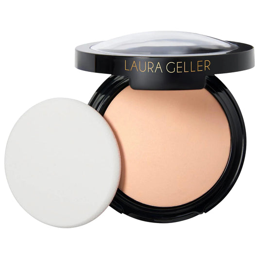 PREORDEN -Double Take Full Coverage Baked Powder Foundation | LAURA GELLER - 2 A 4 SEMANAS EN LLEGAR