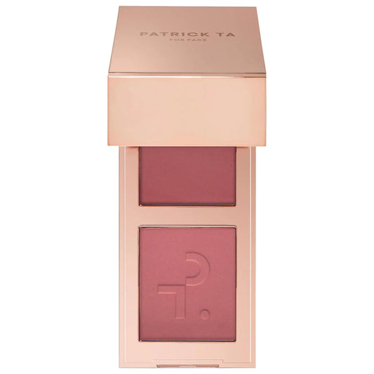 Mini Major Headlines Double-Take Crème & Powder Blush Duo | PATRICK TA