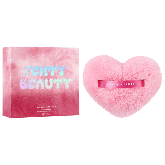 PREORDEN -FAIRY BOMB WATTACRUSH HEART-SHAPED SHIMMER PUFF | FENTY BEAUTY - 2 A 4 SEMANAS EN LLEGAR
