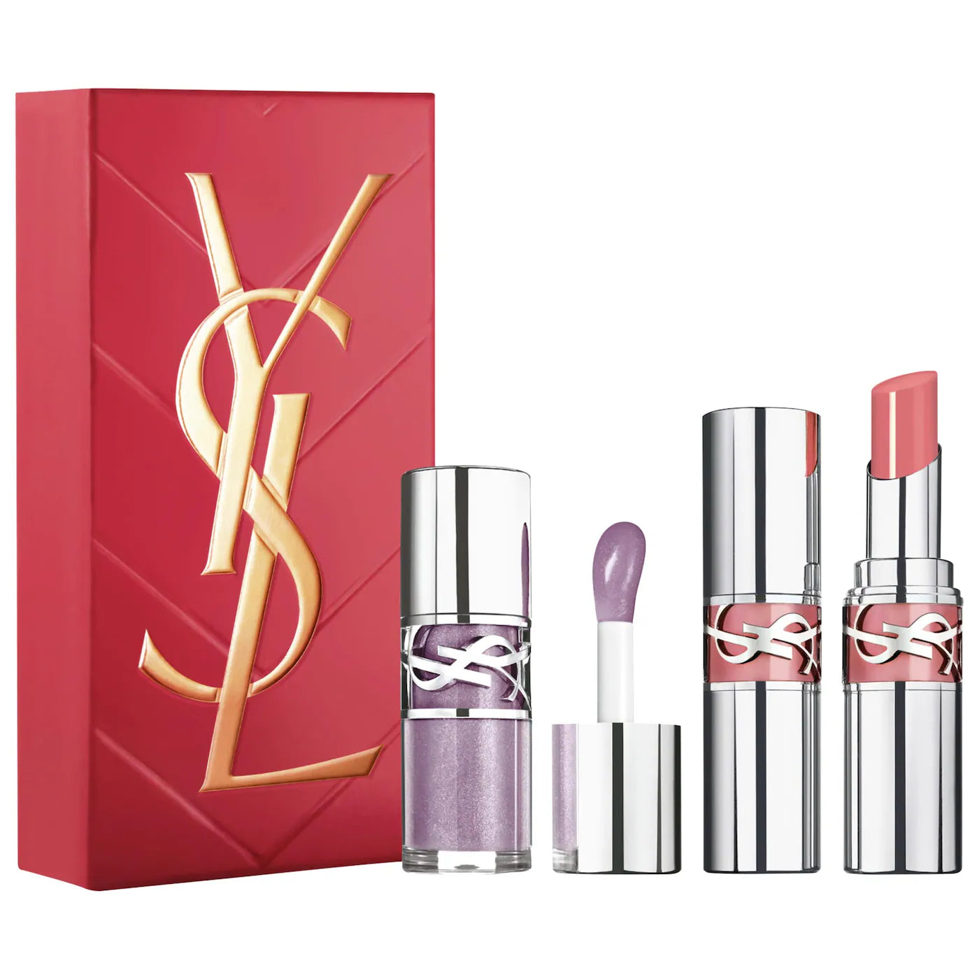 PREORDEN -YSL Loveshine Lip Oil Stick & Plumping Gloss Duo Gift Set - 2 A 4 SEMANAS EN LLEGAR