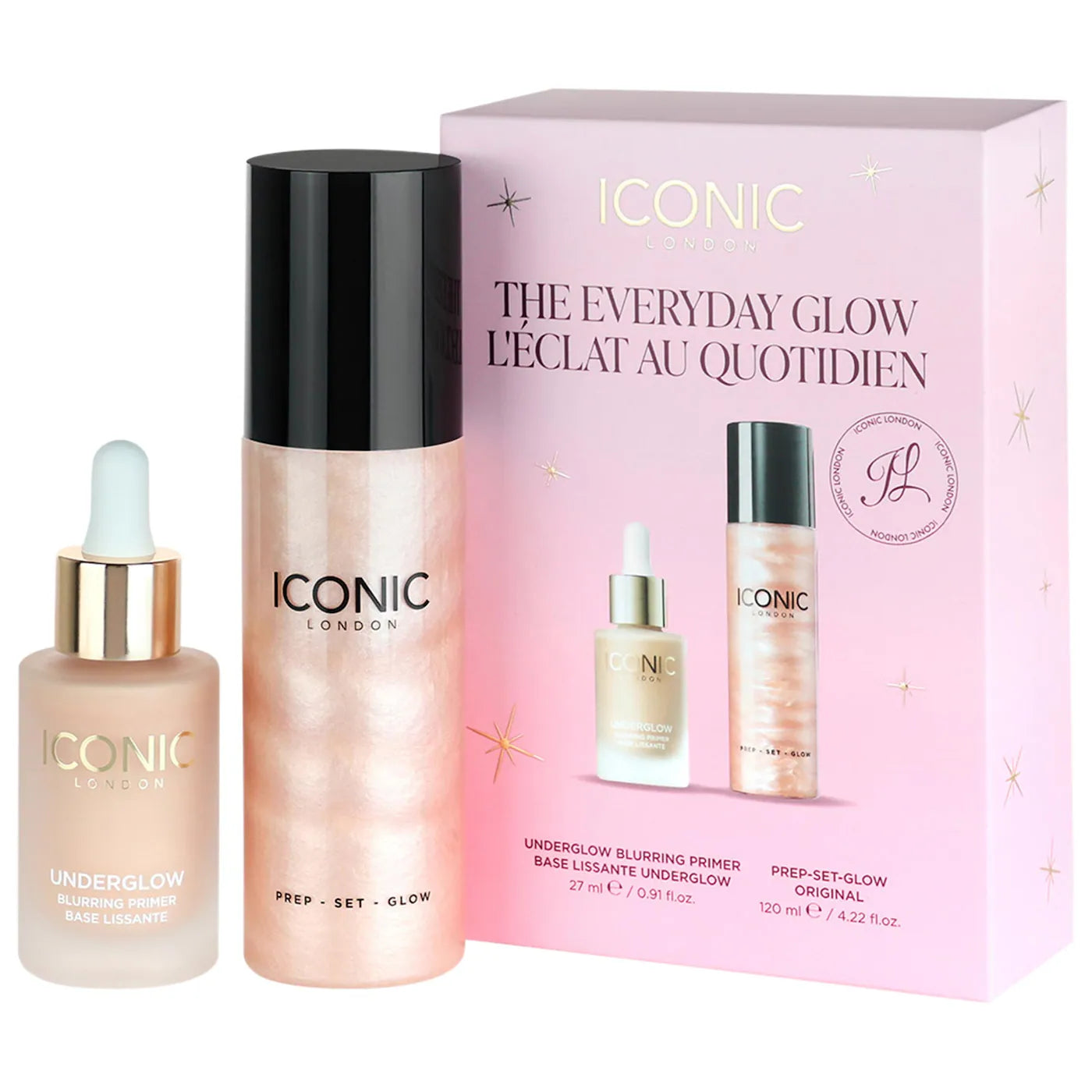 PREORDEN -The Everyday Glow Priming and Setting Gift Set | ICONIC - 2 A 4 SEMANAS EN LLEGAR