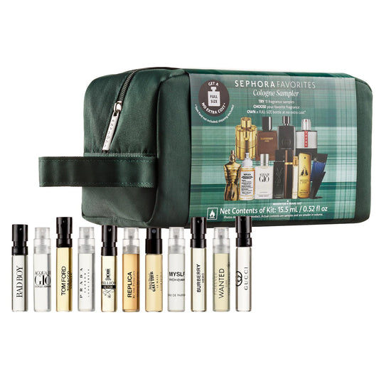 PREORDEN -The Essential Men's Fragrance Cologne Sampler Set w/ Redeemable Voucher | SEPHORA FAVORITES - 2 A 4 SEMANAS EN LLEGAR