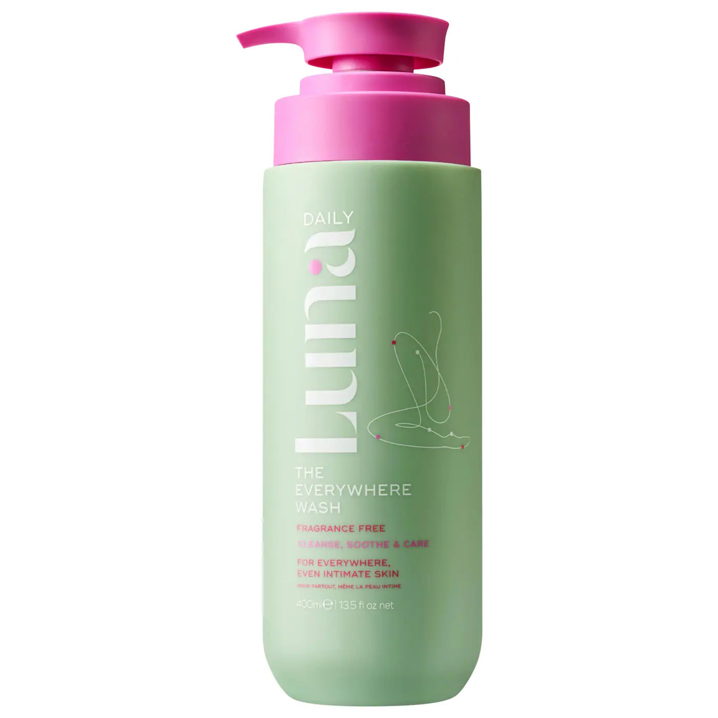 PREORDEN -The Fragrance-Free Everywhere Wash™ - pH + Microbiome-Balancing Body Wash For All Skin | LUNA DAILY - 2 A 4 SEMANAS EN LLEGAR