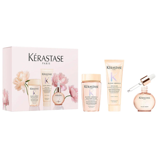PREORDEN - Gloss Absolu Anti-Frizz Hair Essentials Gift Set | KERASTASE - 2 A 4 SEMANAS EN LLEGAR