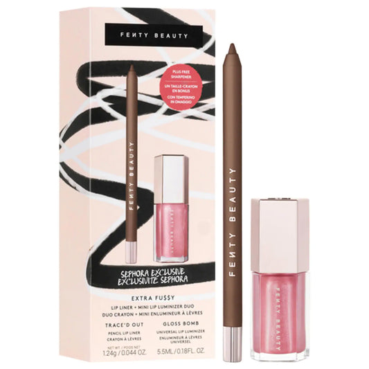 PREORDEN - Extra Fu$$y Lip Liner + Mini Lip Luminizer Duo - 2 A 4 SEMANAS EN LLEGAR