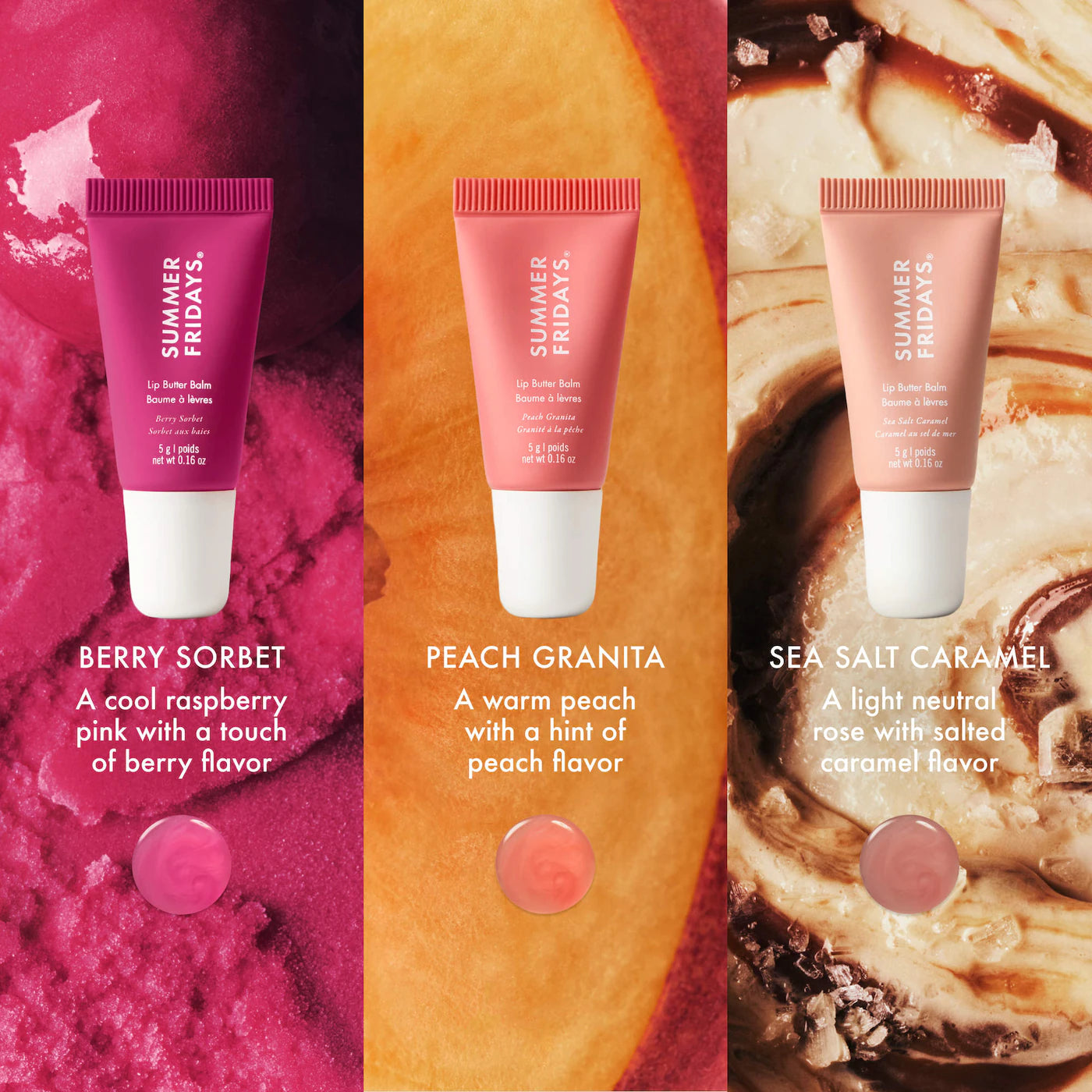 PREORDEN -The Sweet Summer Minis Lip Butter Balm Trio Set | SUMMER FRIDAYS - 2 A 4 SEMANAS EN LLEGAR