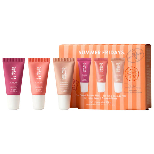 PREORDEN -The Sweet Summer Minis Lip Butter Balm Trio Set | SUMMER FRIDAYS - 2 A 4 SEMANAS EN LLEGAR