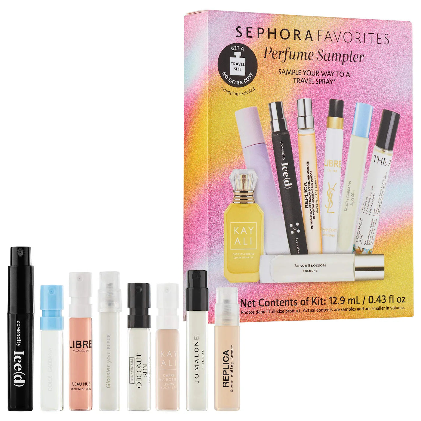 PREORDEN - Summer Scents Travel Spray Perfume Sampler Set w/ Redeemable Voucher | SEPHORA FAVORITES - 2 A 4 SEMANAS EN LLEGAR