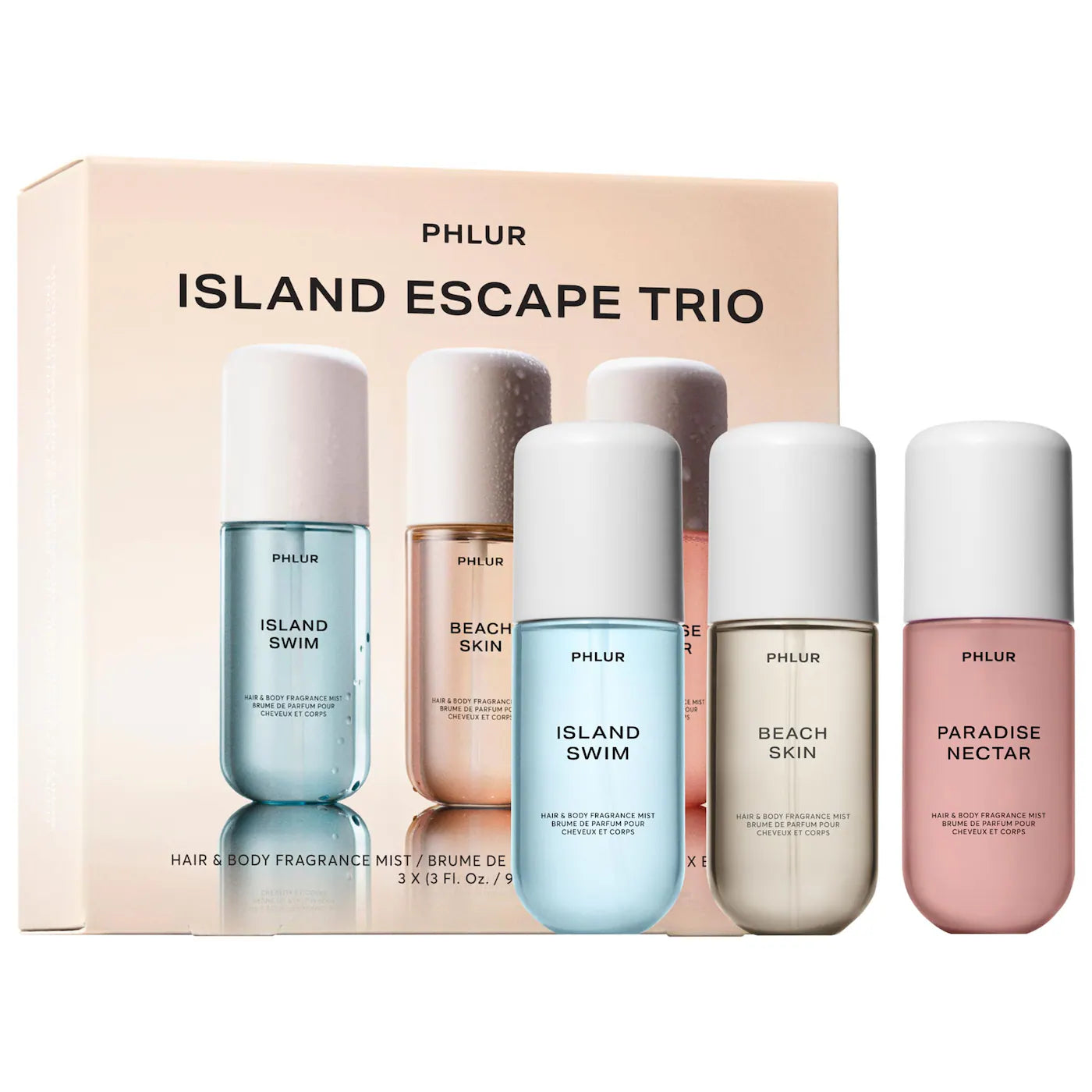 PREORDEN -Island Escape Body Mist Trio Set | PHLUR - 2 A 4 SEMANAS EN LLEGAR