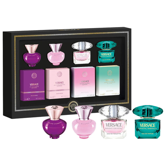 PREORDEN - Mini Women's Deluxe Perfume Gift Set | VERSACE - 2 A 4 SEMANAS EN LLEGAR