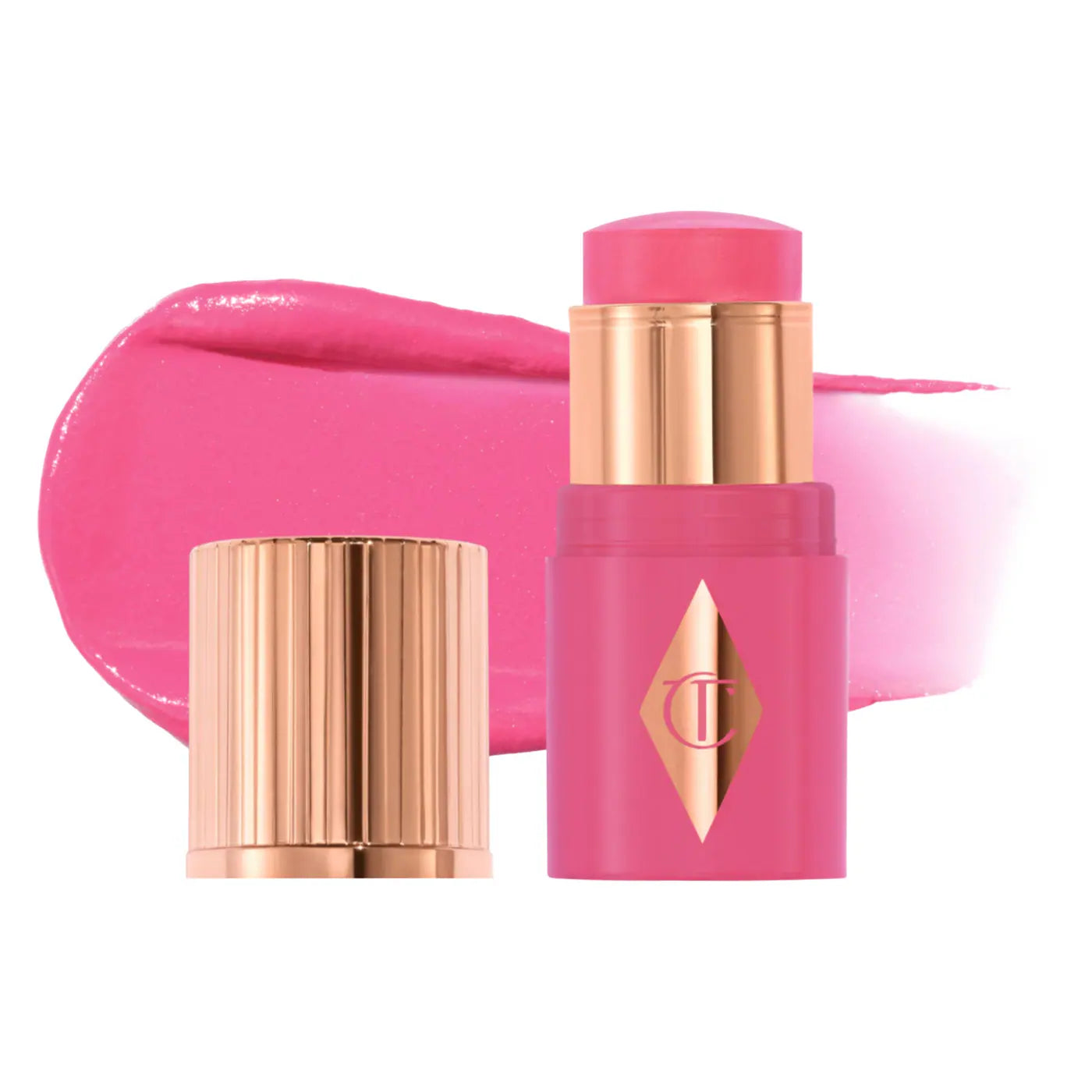 PREORDEN - Mini Unreal Lip + Cheek Glow Blush Stick with Hyaluronic Acid | CHARLOTTE TILBURY - 2 A 4 SEMANAS EN LLEGAR