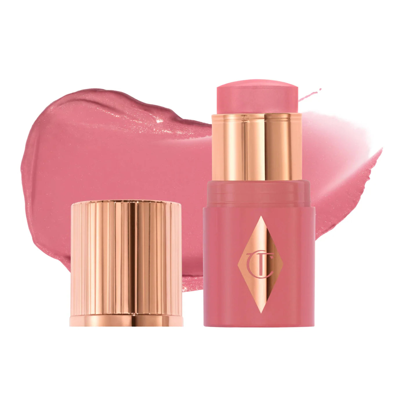 PREORDEN - Mini Unreal Lip + Cheek Glow Blush Stick with Hyaluronic Acid | CHARLOTTE TILBURY - 2 A 4 SEMANAS EN LLEGAR