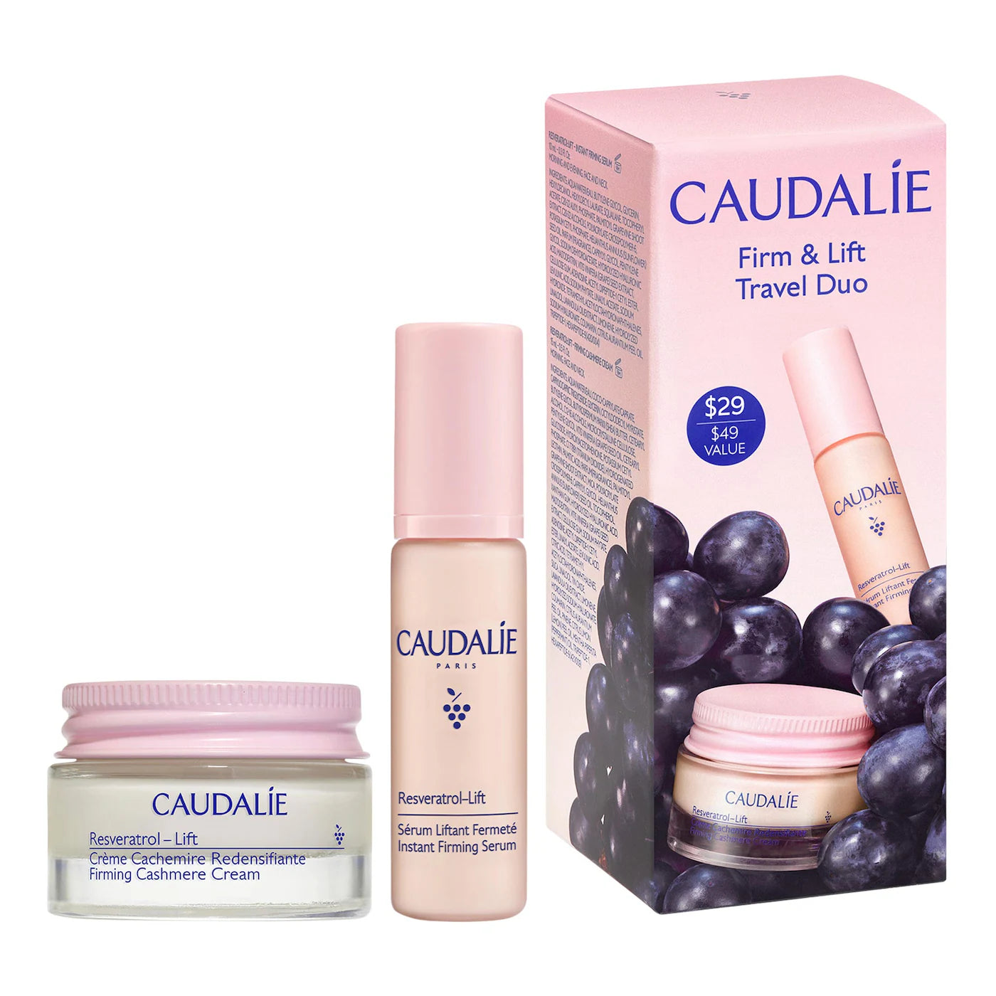 PREORDEN - Resveratrol-Lift Travel Duo Mini Set for Firming & Lifting | CAUDALIE - 2 A 4 SEMANAS EN LLEGAR
