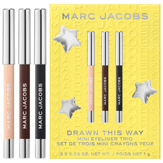 PREORDEN - Mini Drawn This Way Longwear Eyeliner Trio Gift Set | MARC JACOBS - 2 A 4 SEMANAS EN LLEGAR