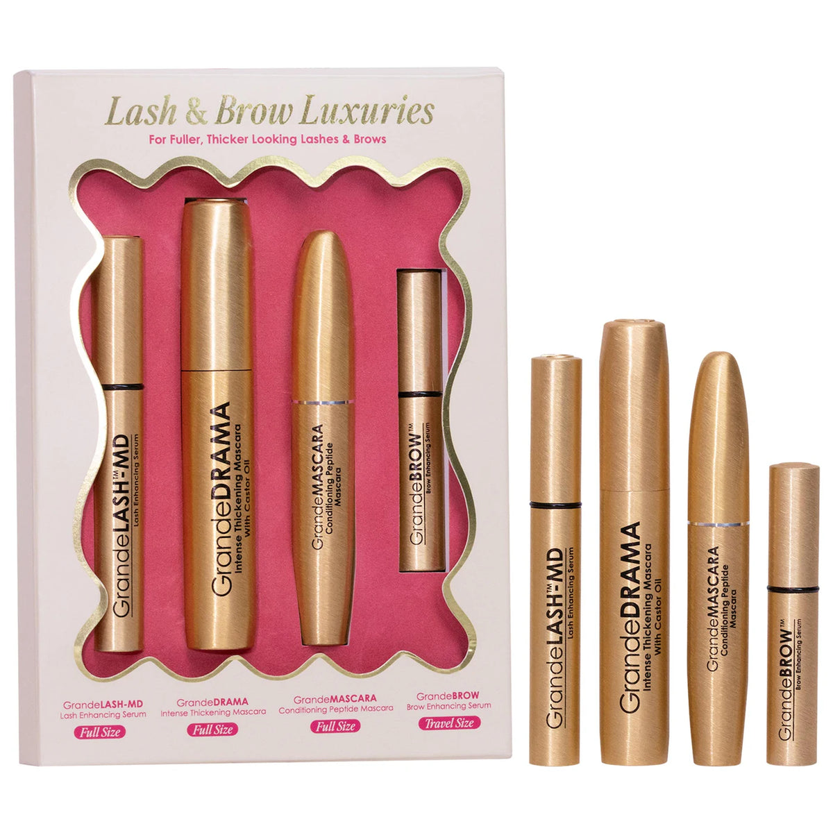 PREORDEN - Lash & Brow Luxuries - Serum and Mascara Set  | GRANDE LASH