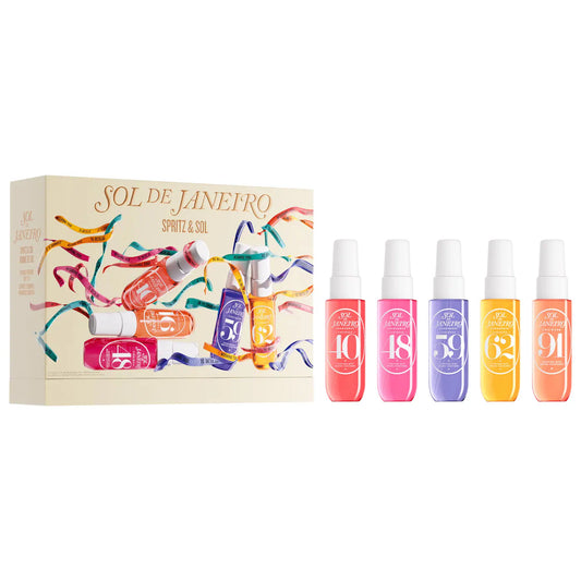 PREORDEN - Spritz & Sol Cheirosa Mini Perfume Mist Gift Set | SOL DE JANEIRO - 2 A 4 SEMANAS EN LLEGAR