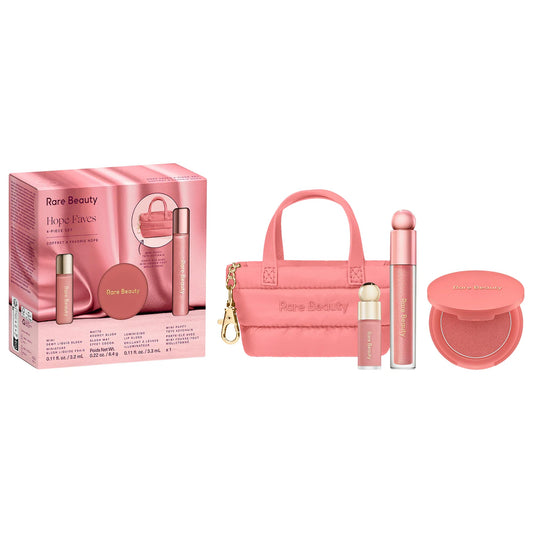 PREORDEN - Hope Faves 4-Piece Makeup Gift Set | RARE BEAUTY - 2 A 4 SEMANAS EN LLEGAR