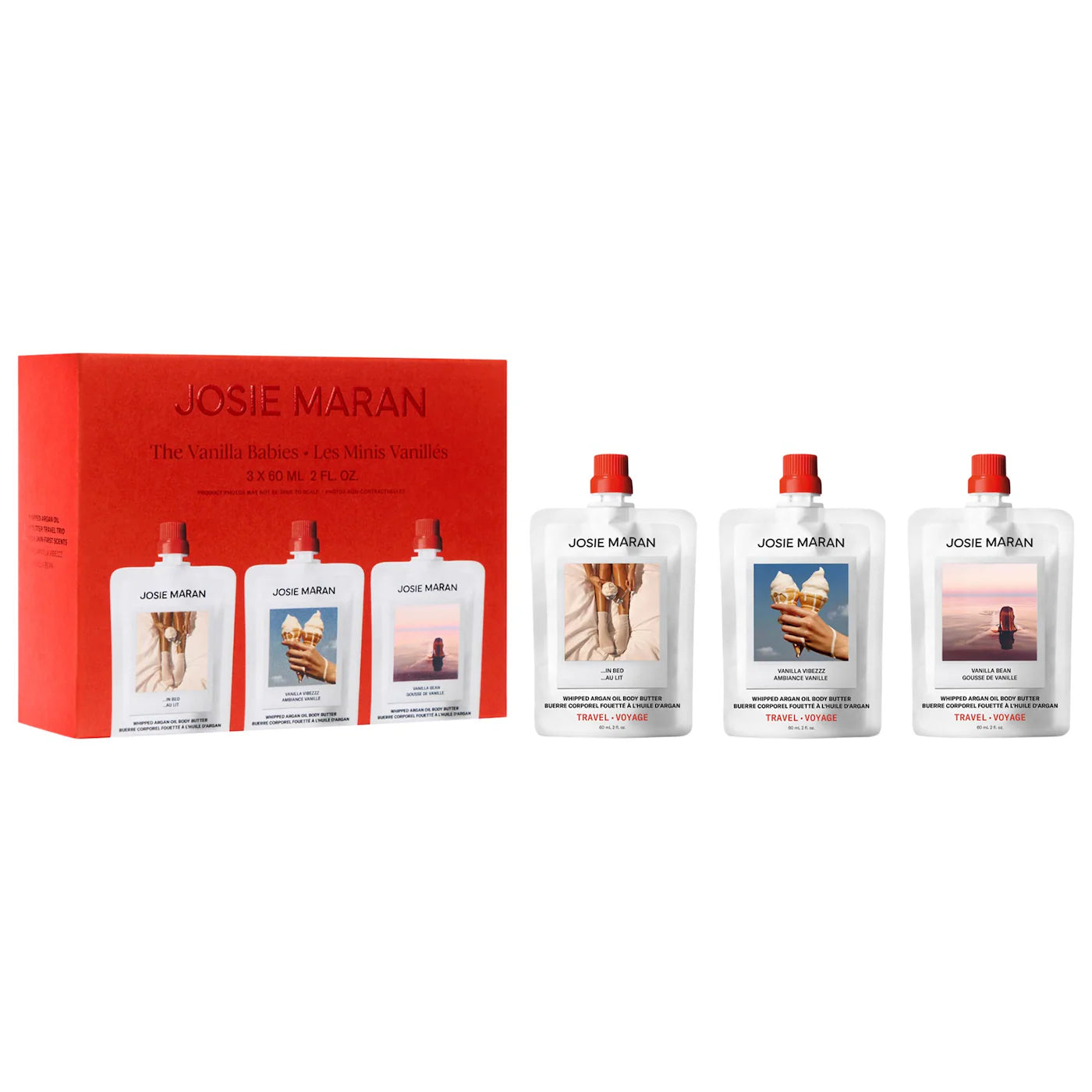PREORDEN - The Vanilla Babies 3-Piece Body Butter Hydration Mini Gift Set | JOSIE MARAN - 2 A 4 SEMANAS EN LLEGAR
