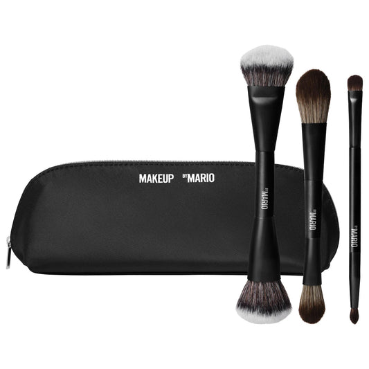 PREORDEN - Mario's Face and Eye Trio Cosmetic Brush Set | |MAKEUP BY MARIO - 2 A 4 SEMANAS EN LLEGAR