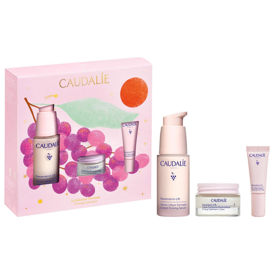 PREORDEN - Resveratrol-Lift Firm & Lift Routine Gift Set with Pro-Collagen Grape Peptides | CAUDALIE - 2 A 4 SEMAANAS EN LLEGAR