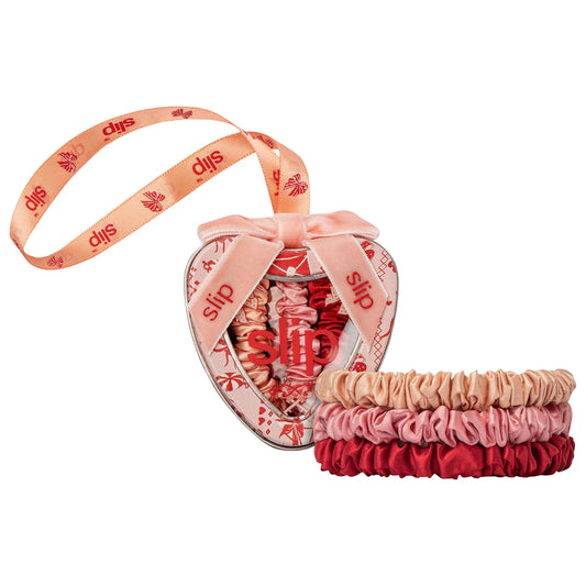 PREORDEN - Slip Pure Silk Skinny Scrunchie Trio Ornament in Ivy - 2 A 4 SEMANAS EN LLEGAR