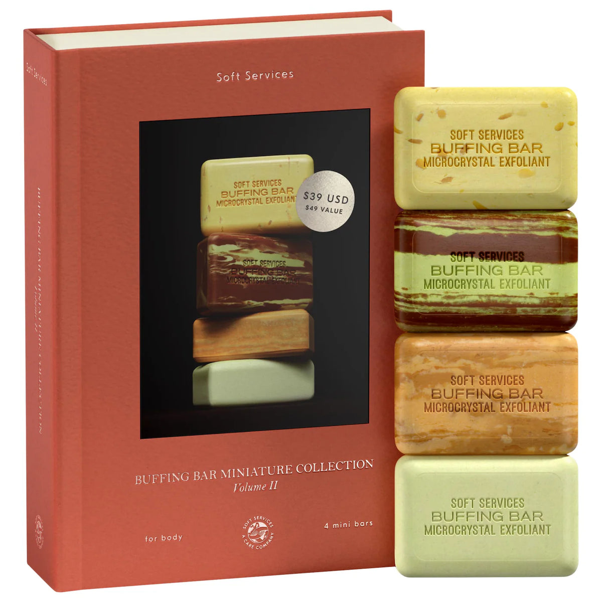 PREORDEN - Buffing Bar Miniature Collection: Volume II (4 mini bars), Body Gift Set - 2 A 4 SEMANAS EN LLEGAR
