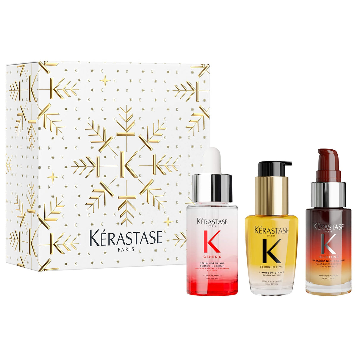 PREORDEN - Mini Genesis, Elixir Ultime & 8H Magic Bestsellers Hair Gift Set | KERASTASE - 2 A 4 SEMANAS EN LLEGAR
