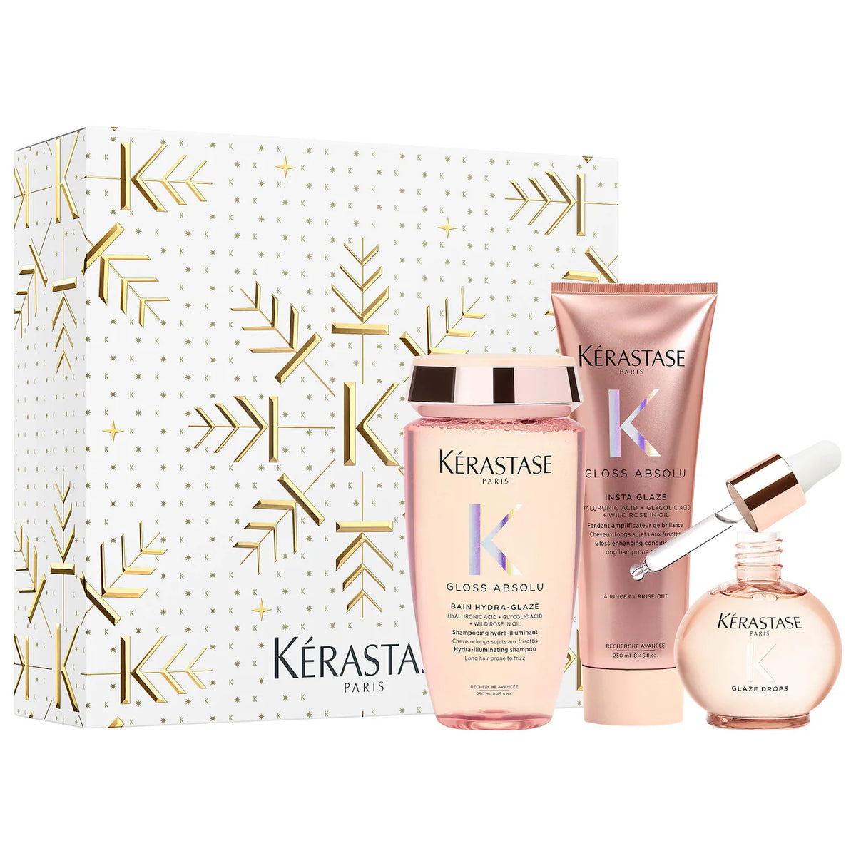 PREORDEN - Gloss Absolu Trio Gift Set for Glossy Hair | KERASTASE - 2 A 4 SEMANAS EN LLEGAR