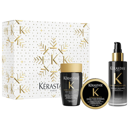 PREORDEN - Chronologiste Trio Gift Set for Dry, Thin, Aging Hair | KERASTASE - 2 A 4 SEMANAS EN LLEGAR