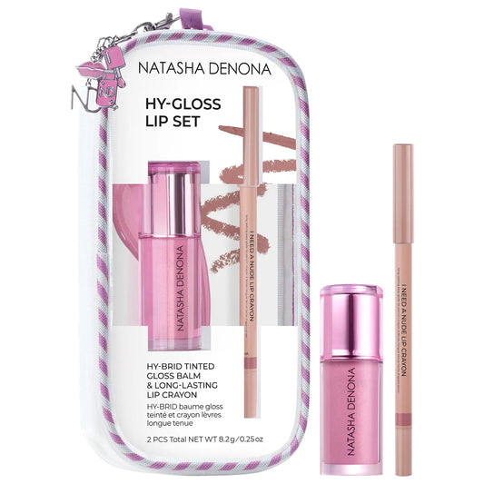 PREORDEN - HY-GLOSS Lip Gloss Duo Gift Set | NATASHA DENONA - 2 A 4 SEMANAS EN LLEGAR