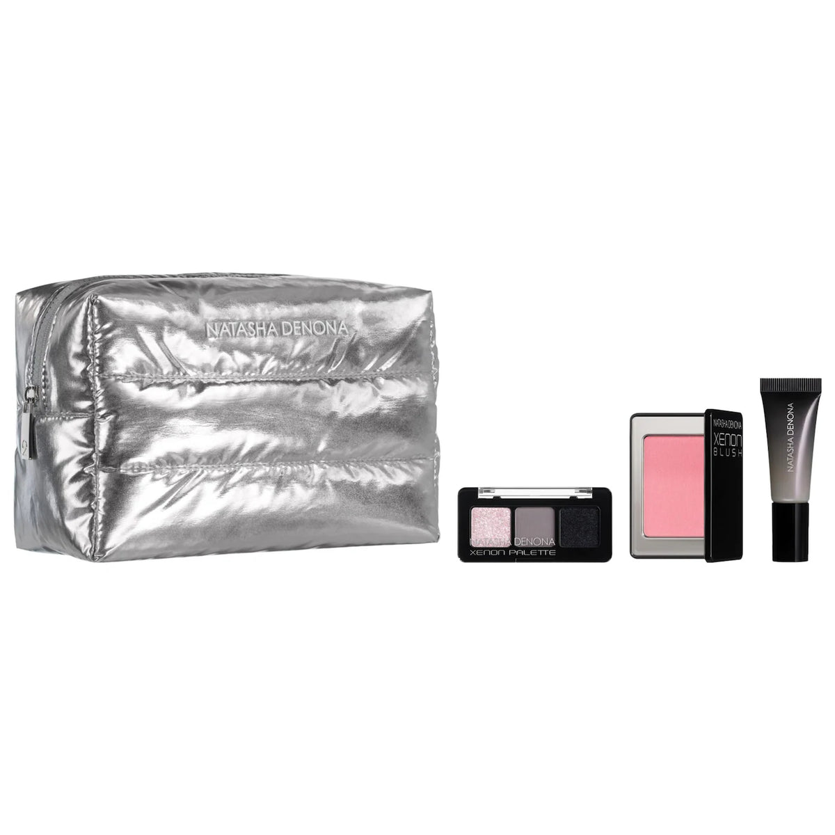 PREORDEN - Xenon Pouch Makeup Gift Set | NATASHA DENONA - 2 A 4 SEMANAS EN LLEGAR