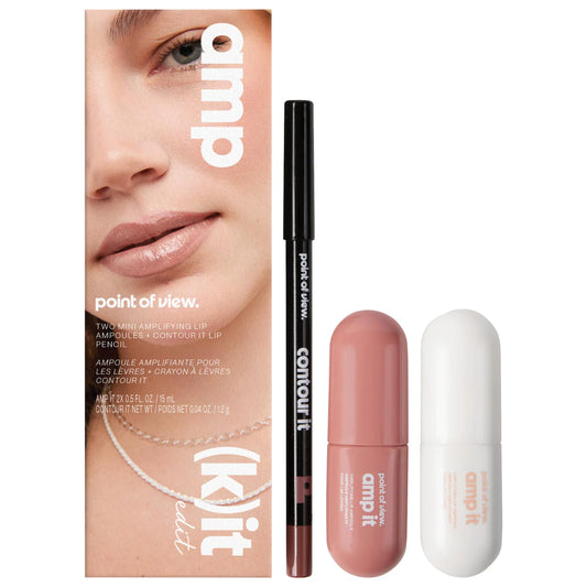 PREORDEN - amp (k)it edit lip trio makeup gift set - 2 A 4 SEMANAS EN LLEGAR