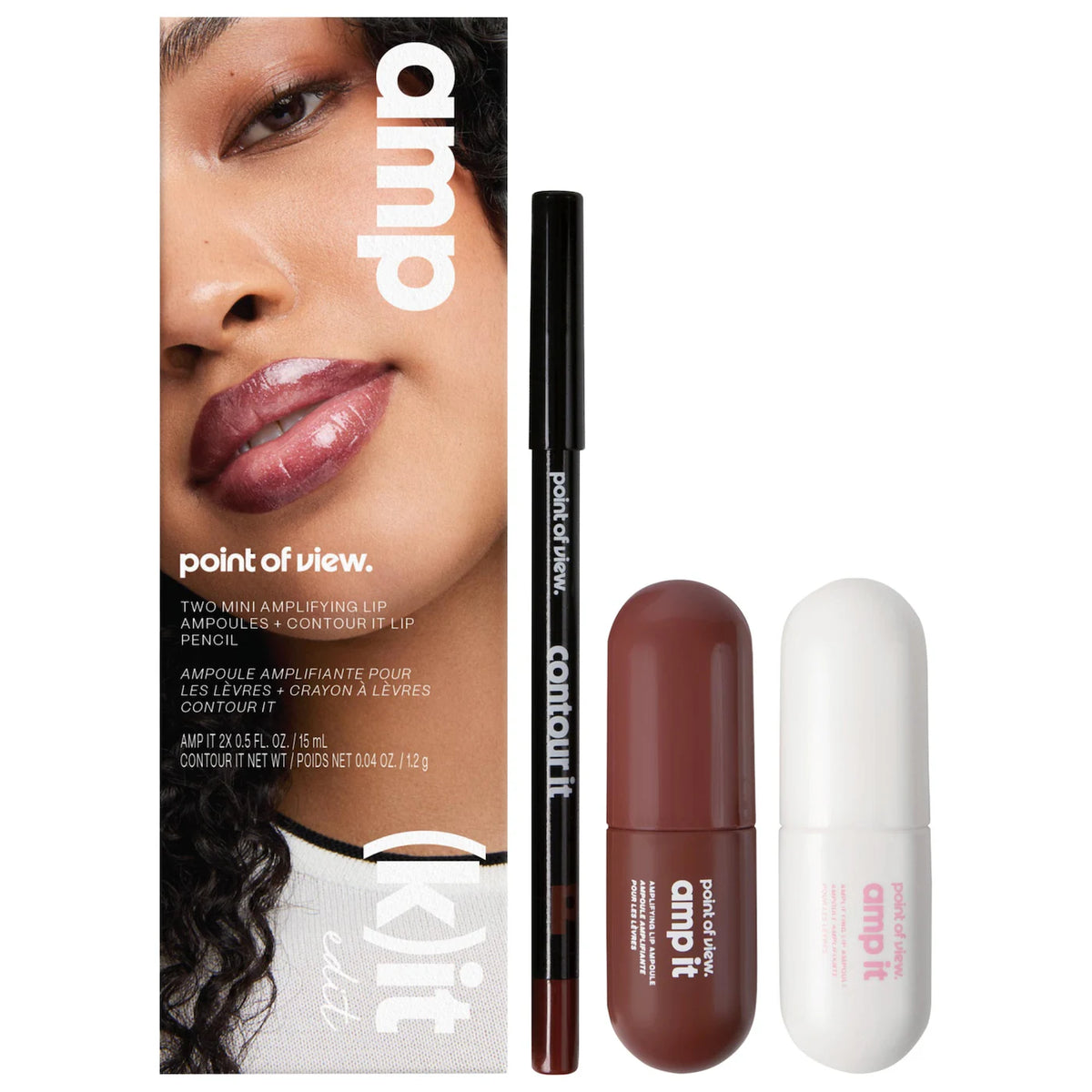 PREORDEN - amp (k)it edit lip trio makeup gift set - 2 A 4 SEMANAS EN LLEGAR