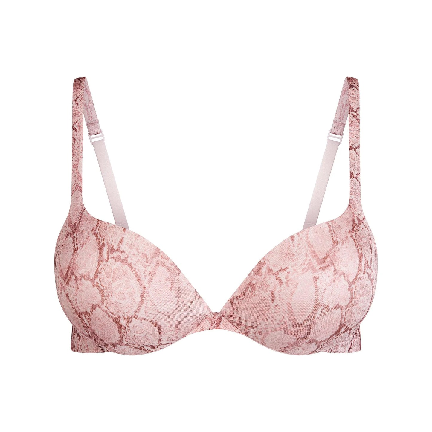 ULTIMATE PUSHUP PLUNGE BRA EN PINK SNAKESKIN | SKIMS - NO CAMBIOS NI DEVOLUCIONES
