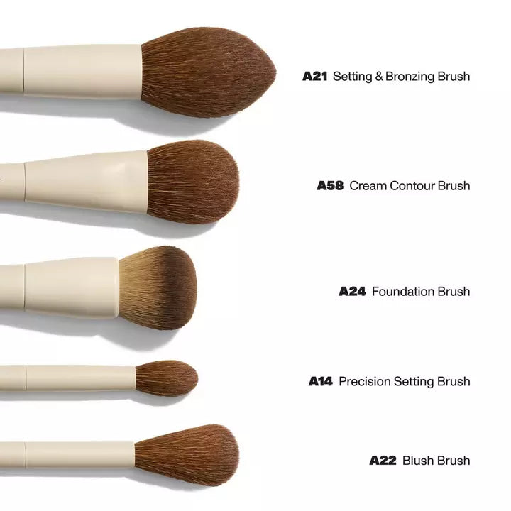 Morphe X Ariel Signature Face 5-Piece Face Brush Set